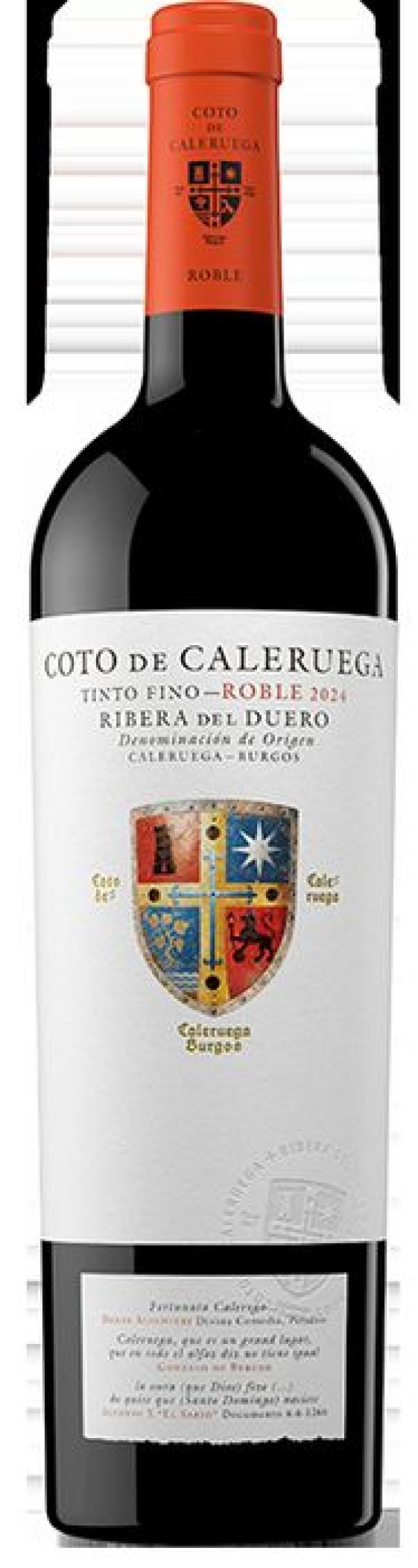 VINO COTO CALERUEGA ROBLE 0,75 L.